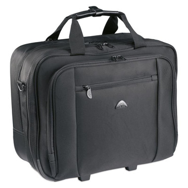 Trolley porta documenti e laptop 15 pollici colore nero