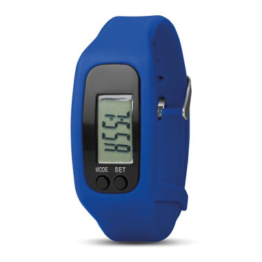 Bracciale contapassi con calcolo distanza colore blu royal