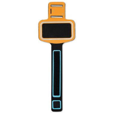 Custodia da braccio Smartphone in neoprene colore arancio MO8737-10