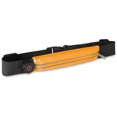 Marsupio waterproof da corsa con luce colore arancio MO9114-10