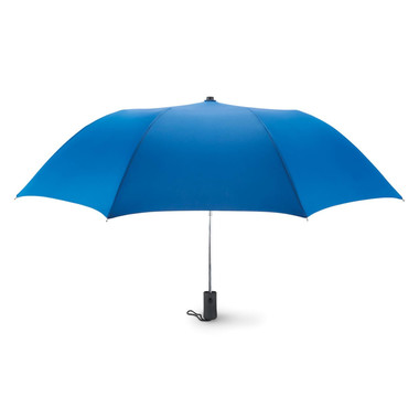 Ombrello automatico 21 pollici con dettagli in acciaio colore blu royal MO8775-37