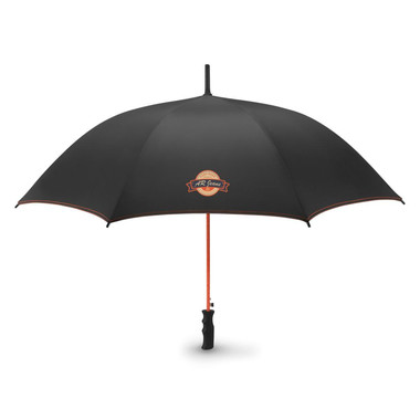 Ombrello automatico da 23 pollici con chiusura manuale colore arancio