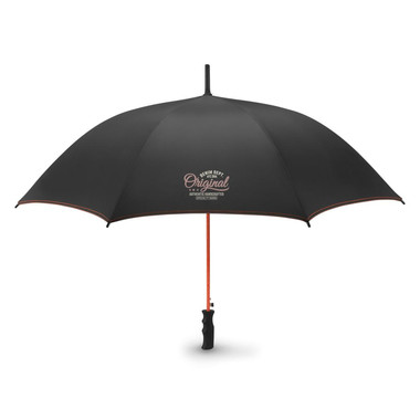 Ombrello automatico da 23 pollici con chiusura manuale colore arancio