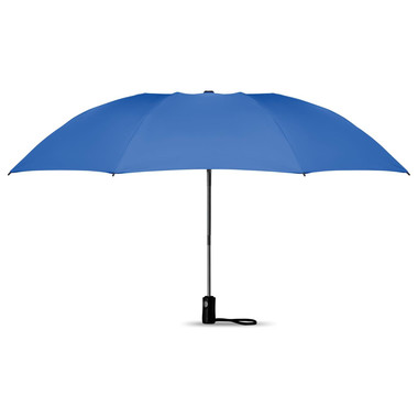 Ombrello reversibile 23 pollici con manico con pulsante colore blu royal