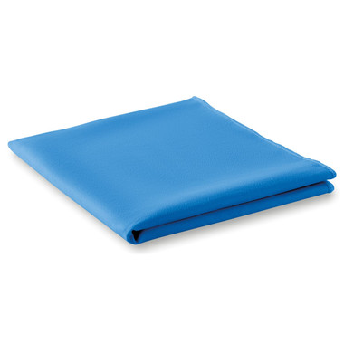 Asciugamano sport in sacca a rete colore blu royal