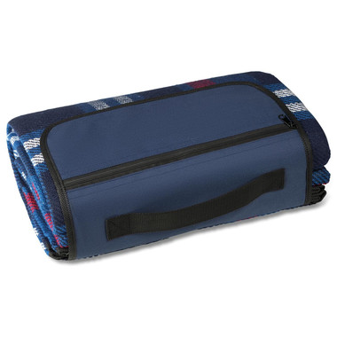 Coperta da picnic con strato in EPE colore blu