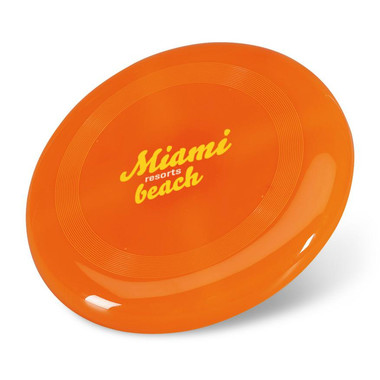 Frisbee da 23 cm in PP colore arancio