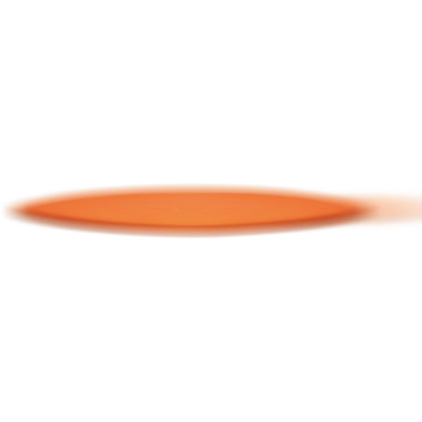 Frisbee pieghevole in poliestere colore arancio