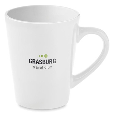 Mug in ceramica da 180 ml colore bianco