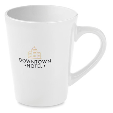 Mug in ceramica da 180 ml colore bianco