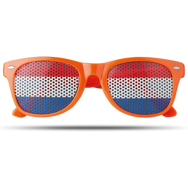 Occhiali da sole con bandiere sulle lenti colore arancio MO9275-10