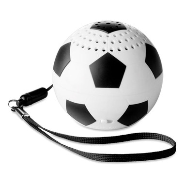 Speaker a forma di pallone da calcio colore bianco-nero MO9230-33