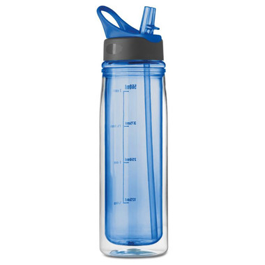 Bottiglia da 550 ml con doppia parete colore blu royal MO8657-37