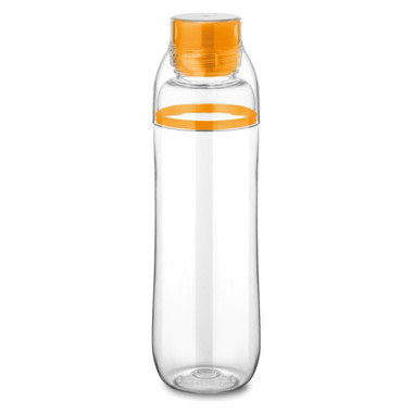 Bottiglia da 700ml con tappo salvagoccia colore arancio MO8656-10