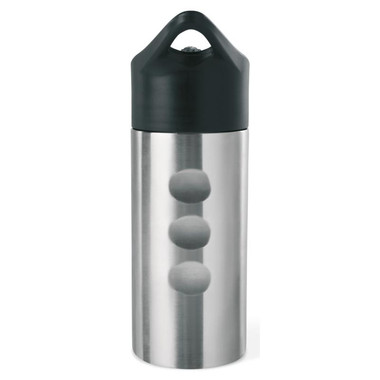 Bottiglia termica 50 cl con cannuccia richiudibile colore argento opaco