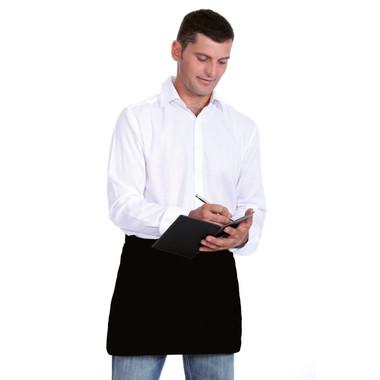 Grembiule da cucina corto in poliestere colore nero