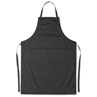 Grembiule da cucina regolabile con 2 tasche frontali colore nero MO8441-03