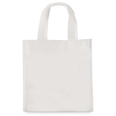Mini borsa shopper da colorare con 5 pennarelli colore bianco
