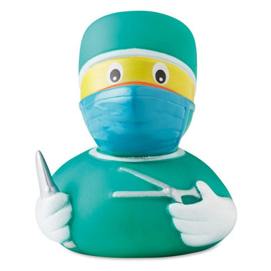 Paperella galleggiante mini a forma di dottore per bambini colore verde