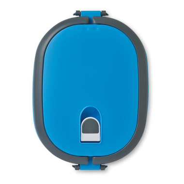 Porta pranzo con presa d aria interno in acciaio colore turchese MO8517-12