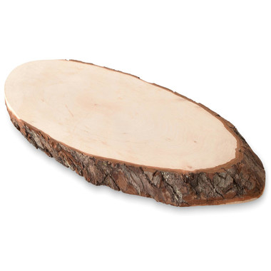 Tagliere ovale di grandezza media in legno colore legno MO9140-40