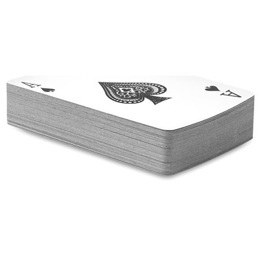 Carte da gioco in box in PP con 54 carte colore blu