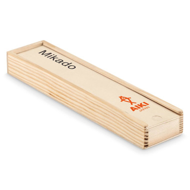 Mini mikado in confezione di lagno colore legno