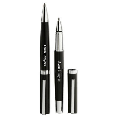 Set 2 penne in confezione regalo colore nero