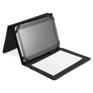 Custodia porta tablet con block notes da 20 pagine colore nero MO8180-03