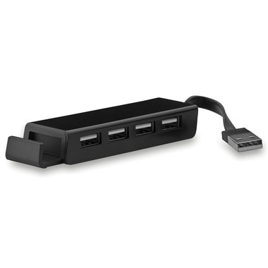 Multipresa con 4 porte USB e poggia smartphone colore nero MO8937-03