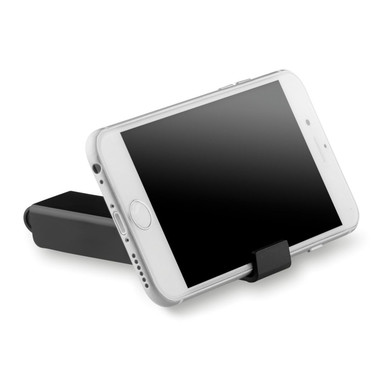 Multipresa con 4 porte USB e poggia smartphone colore nero