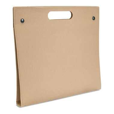 Porta blocnotes in cartone chiudibile con 2 bottoni colore beige MO7411-13