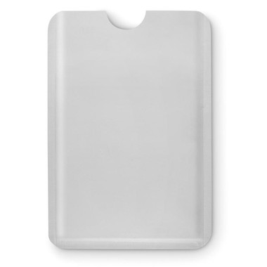 Porta carte RFID in plastica colore argento opaco MO8938-16