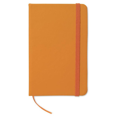Quaderno 96 fogli neutri con cover soft in PU colore arancio AR1800-10