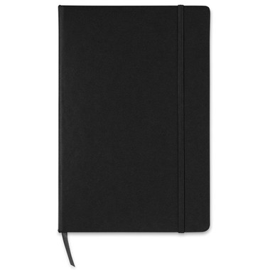Quaderno A5 con 96 fogli a quadretti colore nero MO8360-03