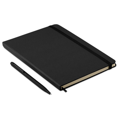 Set notebook A5 con penna touch screen abbinata colore nero