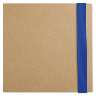 Set scrittura con note memopad e penna ecologica colore blu royal