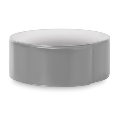 Braccialetto riflettente pieghevole in pvc colore argento