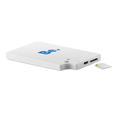 Localizzatore GPS a forma di carta di credito colore bianco