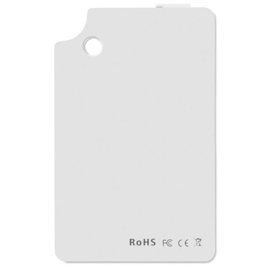 Localizzatore GPS a forma di carta di credito colore bianco
