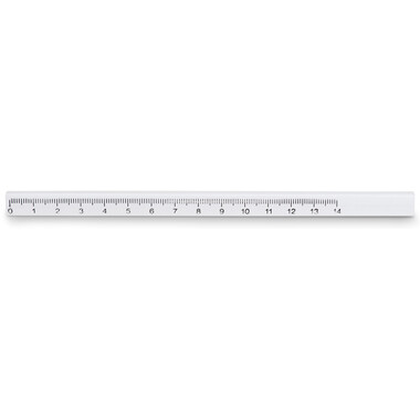 Matita da falegname con righello da 14cm colore bianco MO8686-06