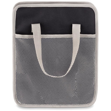 Organizer pieghevole per auto con tasche laterali in rete colore nero