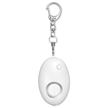 Portachiavi con allarme con led incluso colore bianco