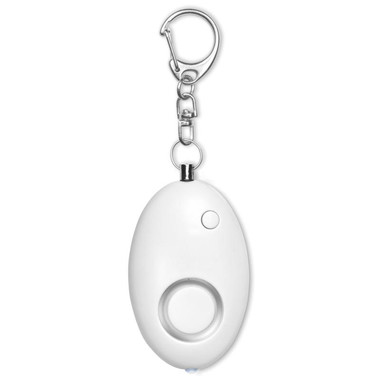Portachiavi con allarme con led incluso colore bianco