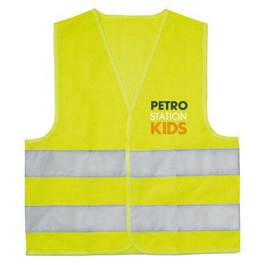 Smanicato alta visibilita per bambini colore giallo
