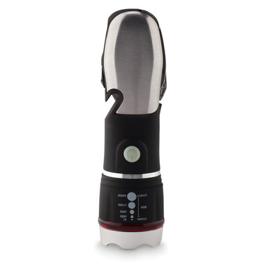 Torcia multi funzione con martello e taglierino colore nero