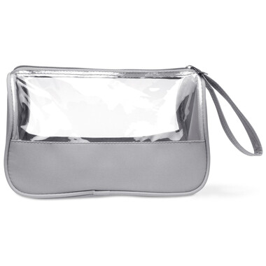 Beauty case in microfibra colore grigio MO8334-07