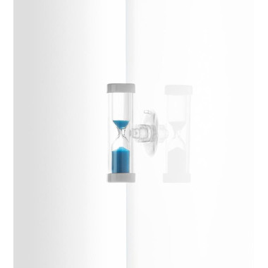 Clessidra da 2minuti per doccia con ventosa colore blu