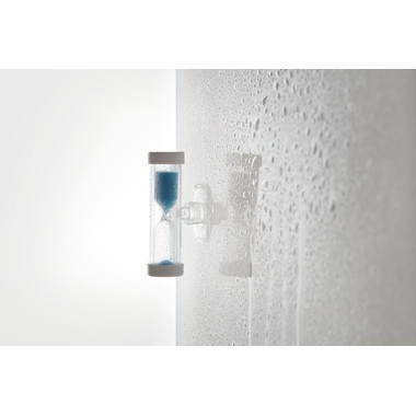 Clessidra da 2minuti per doccia con ventosa colore blu