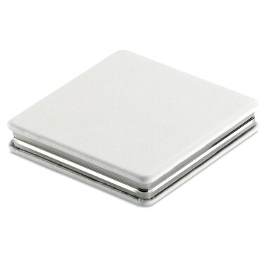 Doppio specchietto quadrato da borsa colore bianco MO7520-06